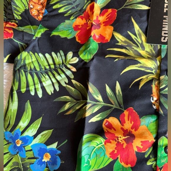 Rebel minds men’s casual button-down Hawaiian shirt - Picture 4 of 6